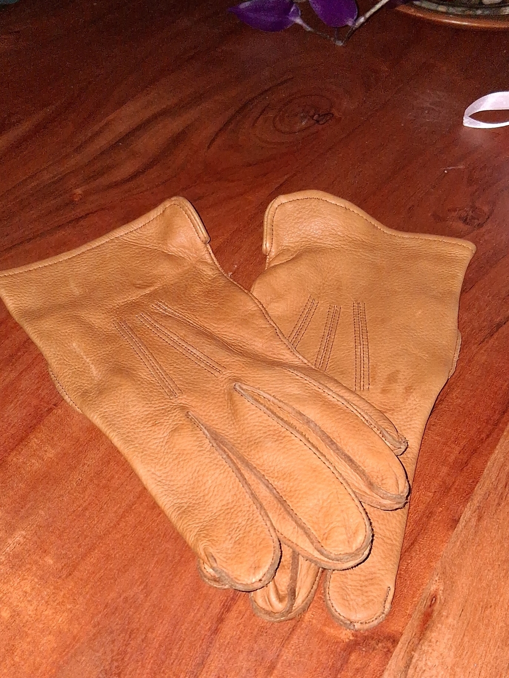 Daniel Hayes Native Deerskin Buttery Soft Leather Gloves Size L